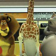Løven Alex, sjiraffen Melman og flodhesten Gloria i «Madagaskar»-filmene.