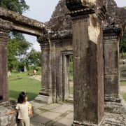 Demilitarisert: Preah Vihear-tempelet, 6. juli 2011.